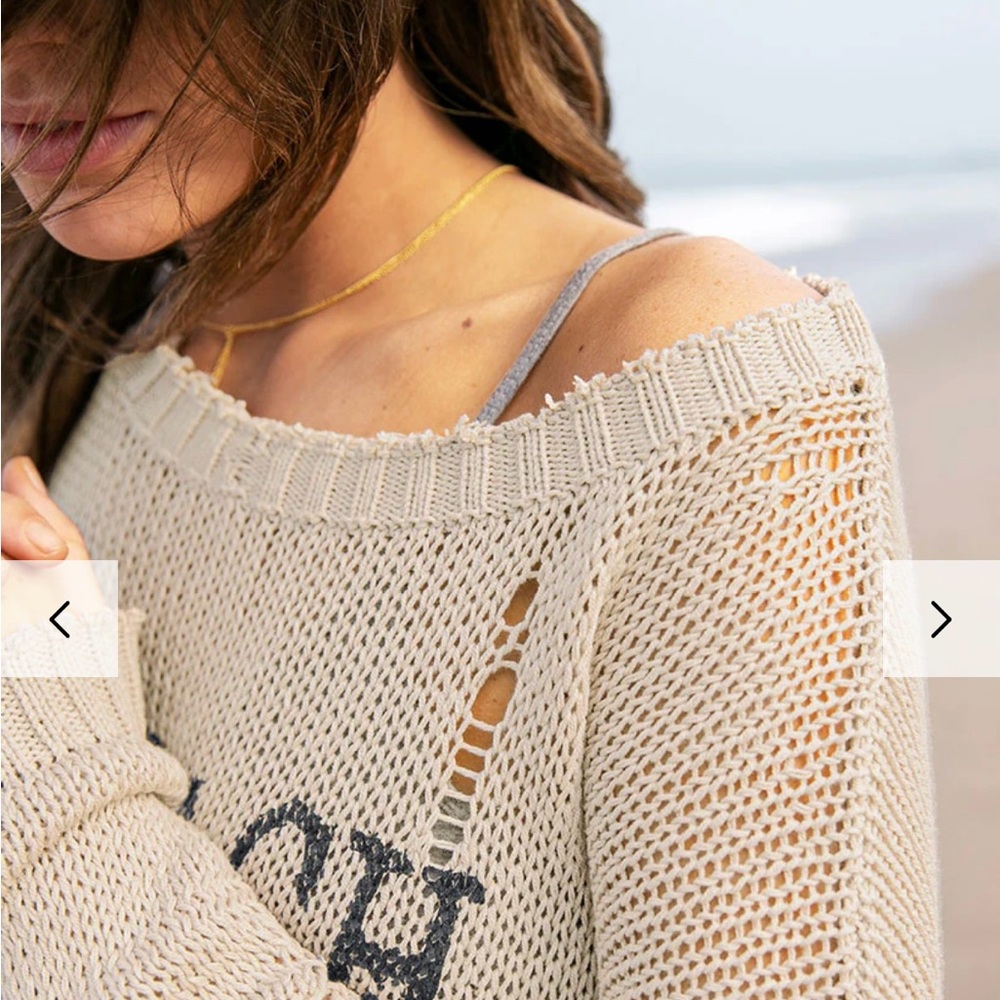 Wooden Ships White Beach Rum Sweater - Picture 4 of 4